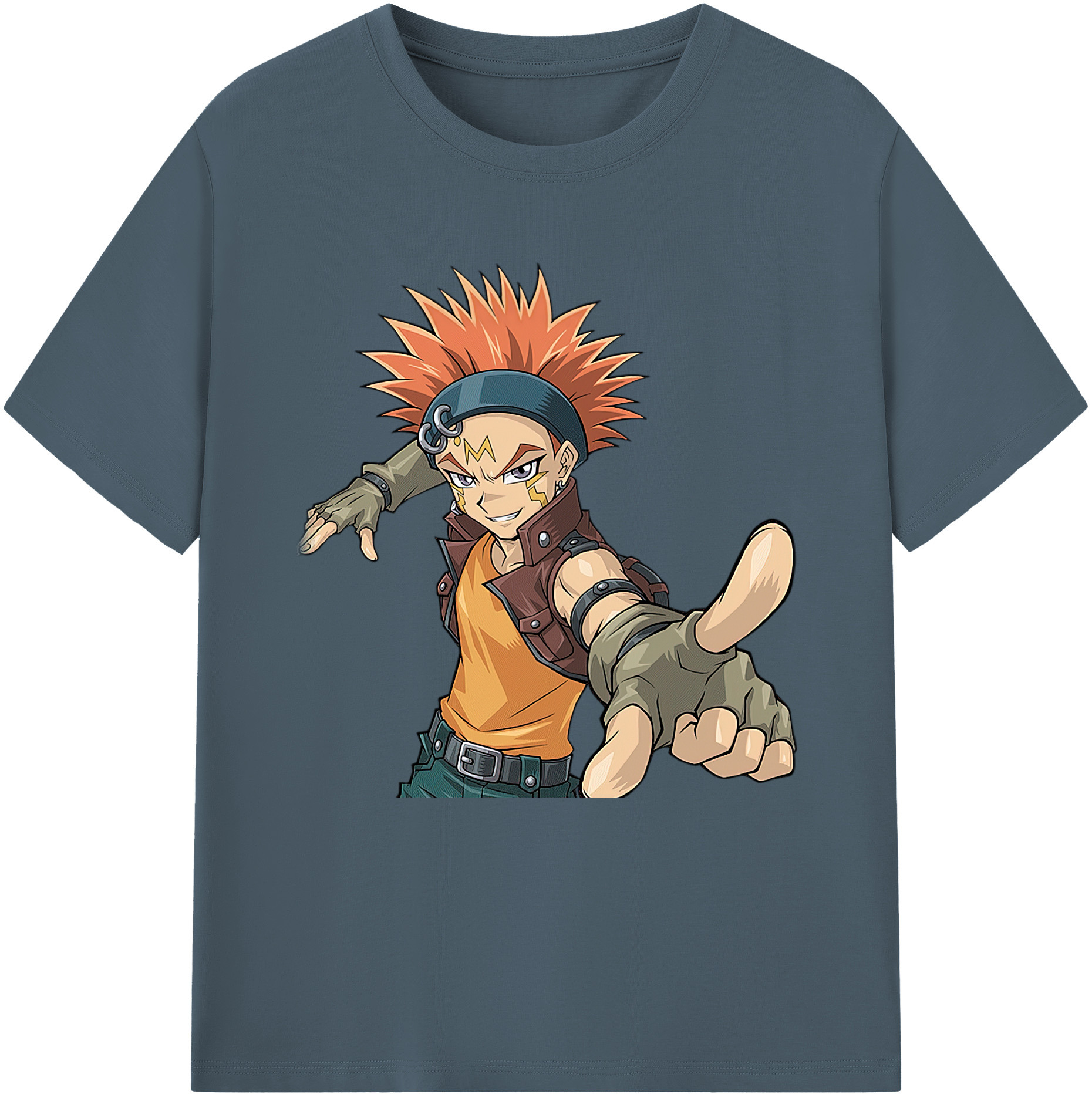 （画像用） 遊☆戯☆王 Yu-Gi-Oh! 綿100％半袖Tシャツ（フロントプリント）